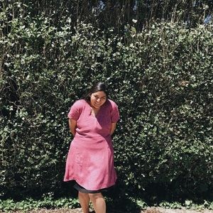 GAP Midi Rose Colored Dress